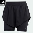 【公式】アディダス adidas 返品可 ジム トレーニング HIIT HEAT. RDY トレーニング 2-in-1 ショーツ レディース ウェア 服 ボトムス ショートパンツ 短パン 黒 ブラック HN5555