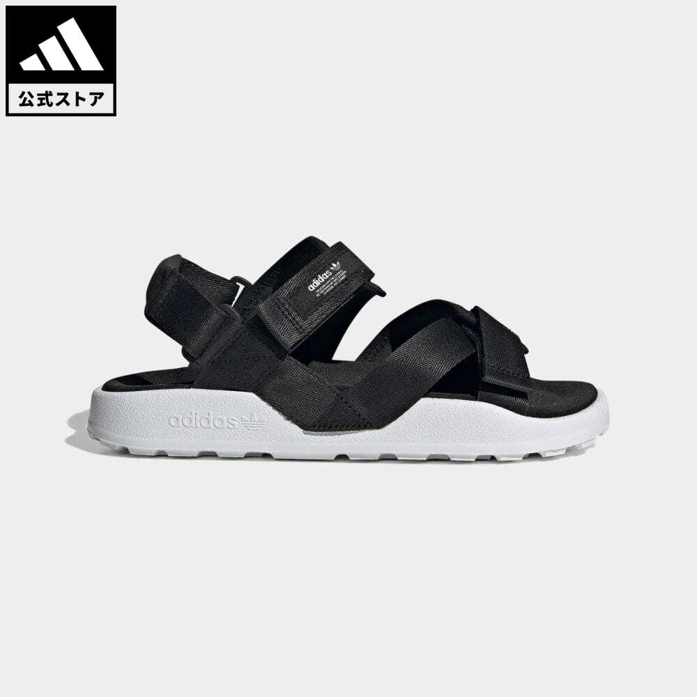 【20%OFFクーポン対象 5/17 10:00〜5/20 23:59】【公式】アディダス adidas 返品可 アディレッタ アドベンチャー サンダル / Adilette Adventure Sandals オリジナルス メンズ レディース シューズ・靴 サンダル スポーツサンダル 黒 ブラック HP2184 motdy p0517