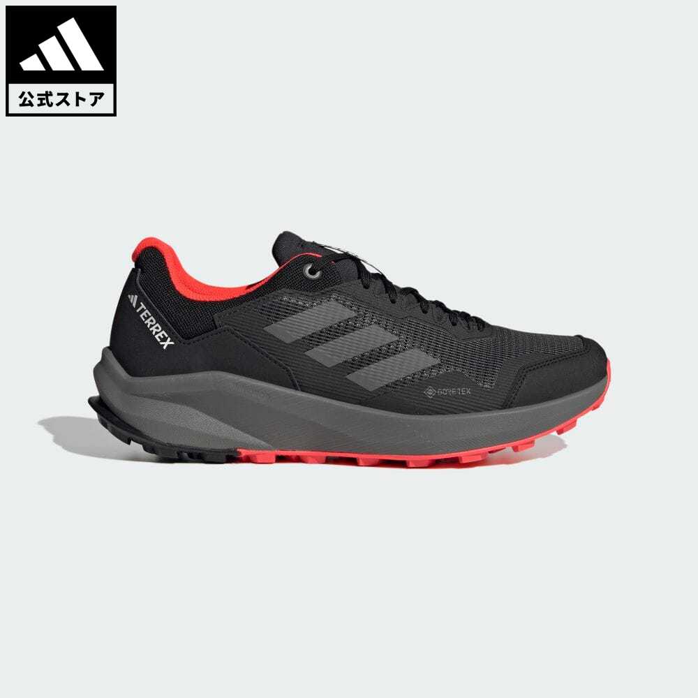 楽天adidas Online Shop 楽天市場店【公式】アディダス adidas 返品可 アウトドア テレックス トレイルライダー GORE-TEX トレイルランニング / Terrex Trail Rider GORE-TEX Trail Running アディダス テレックス メンズ シューズ・靴 スポーツシューズ 黒 ブラック HQ1233