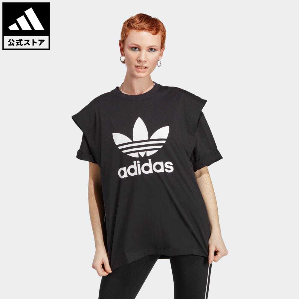 【30%OFF】 【公式】アディダス adidas 返品可 Always Original Tシャツ オリジナルス レディース ウェア・服 トップス Tシャツ 黒 ブラック IC8805 半袖 motdyのサムネイル