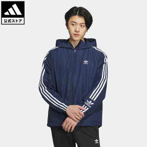 【公式】アディダス adidas 返品可 アディカラー ウインドブレーカー オリジナルス メンズ ウェア・服 アウター ウインドブレーカー 青 ブルー IK8674