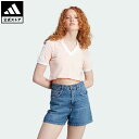 アディダス adidas 返品可 クロップポロシャツ オリジナルス レディース ウェア・服 トップス ポロシャツ ピンク IP3757 motdy