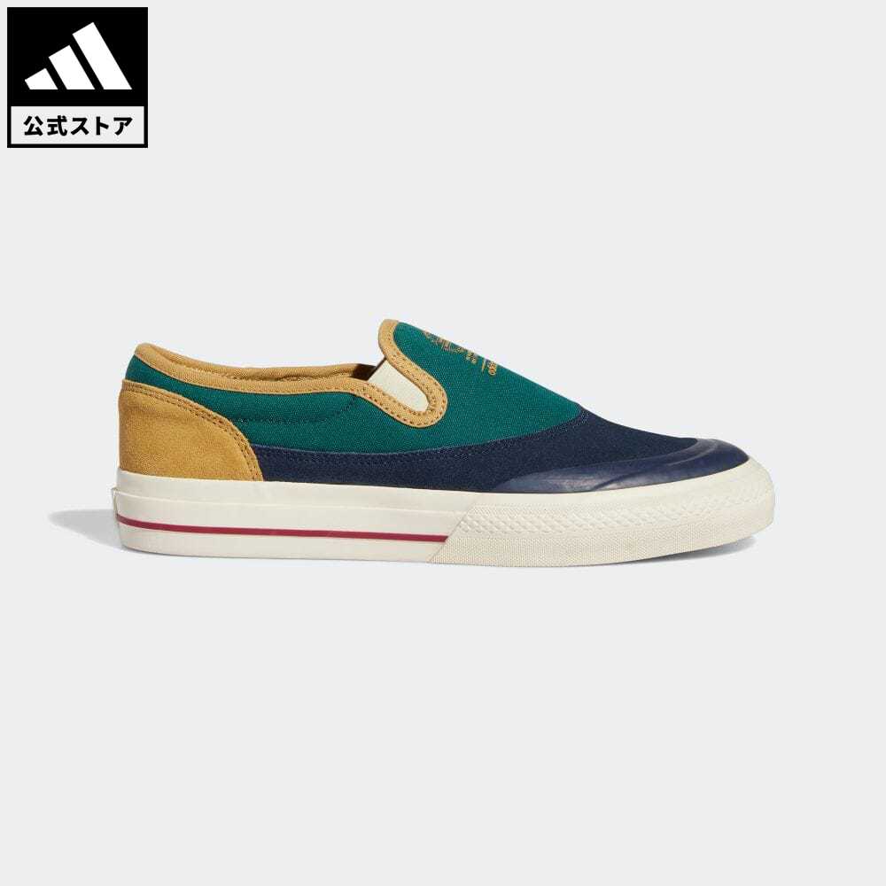 【50%OFF】 【公式】アディダス adidas 返品可 ニッツァ RF スリッポン / Nizza RF Slip-On オリジナルス メンズ レディース シューズ・靴 スニーカー 緑 グリーン GW6173 ローカットのサムネイル