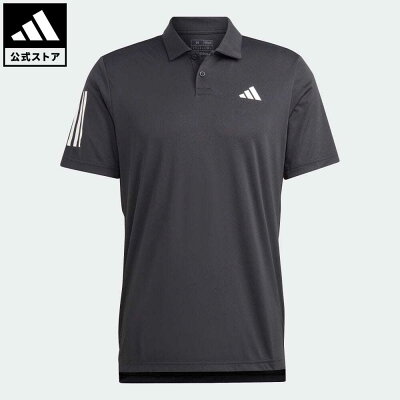 【1,000円OFFクーポン対象 06/04 20:00〜06/11 01:59】【公式】アディダス adidas 返品可 テニス クラブ スリーストライプス テニス ポロシャツ メンズ ウェア・服 トップス ポロシャツ 黒 ブラック HS3269 fathersday_2023