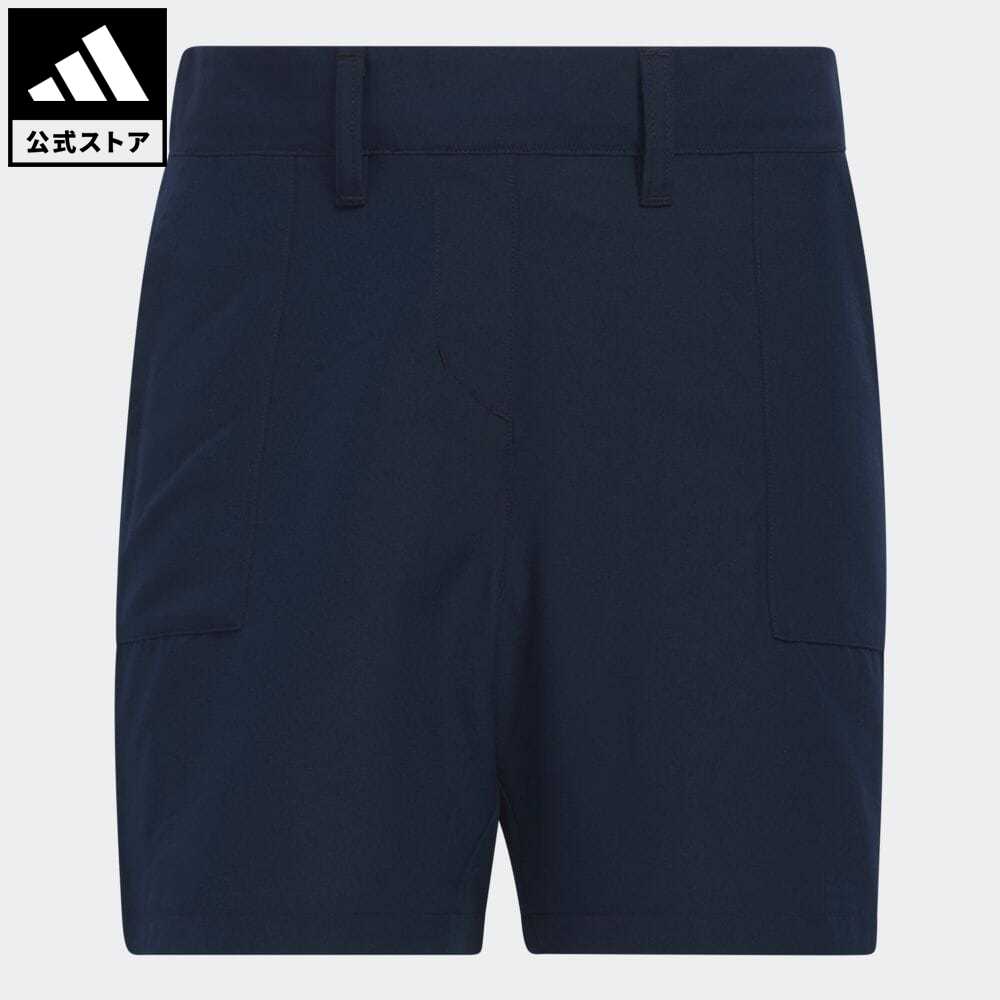 アディダス adidas 返品可 ゴルフ GIRLS プルオン ショートパンツ キッズ／子供用 ウェア・服 ボトムス ハーフパンツ 青 ブルー HS9624 Gnot