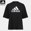 【公式】アディダス adidas 返品可 フューチャー アイコン バッジ オブ スポーツ 半袖Tシャツ スポーツウェア レディース ウェア・服 トップス Tシャツ 黒 ブラック HK0504 半袖