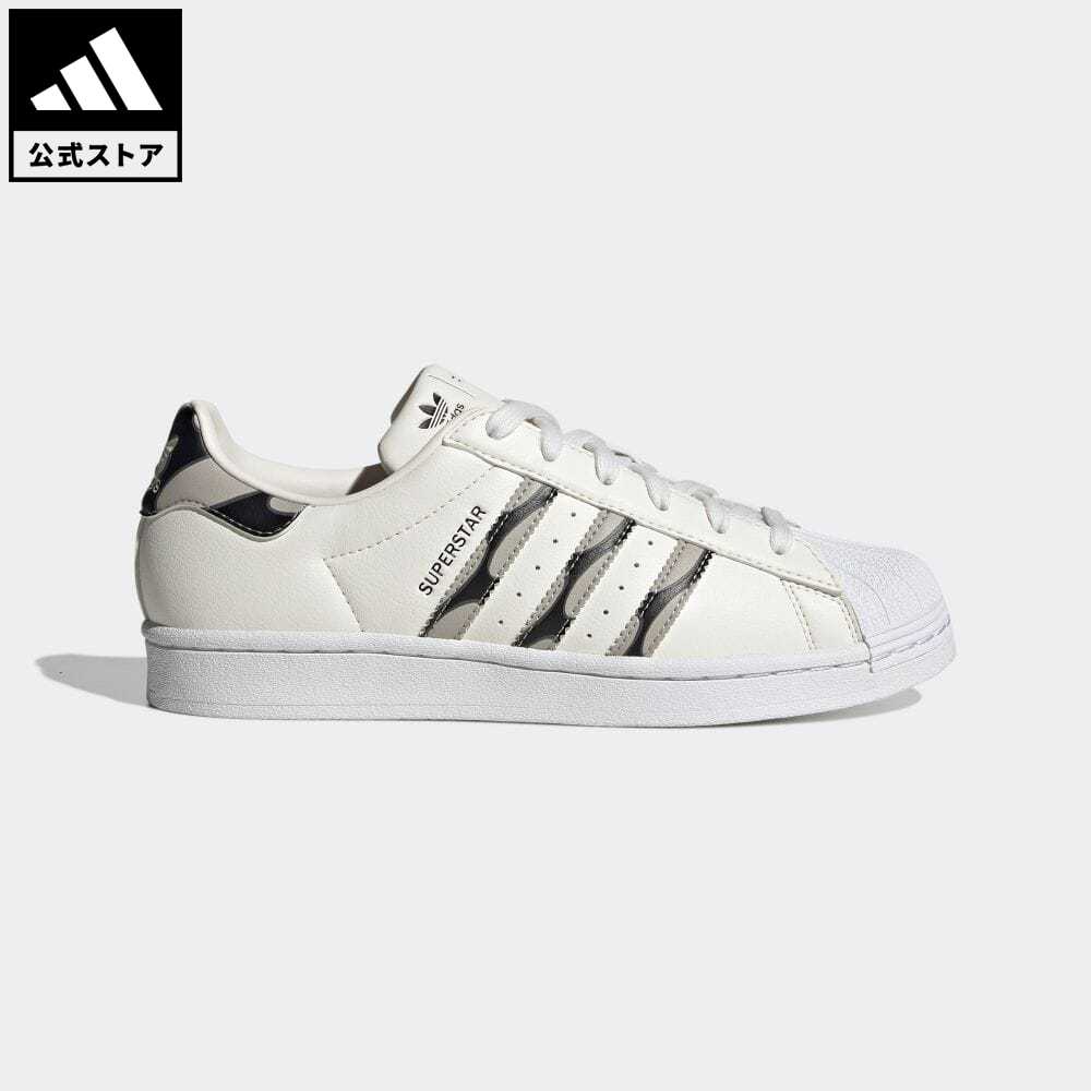 【1,000円OFFクーポン対象 06/04 20:00〜06/11 01:59】【公式】アディダス adidas 返品可 マリメッコ スーパースター/ Marimekko Superstar オリジナルス メンズ レディース シューズ・靴 スニーカー 白 ホワイト HP9779 ローカット motdyのサムネイル