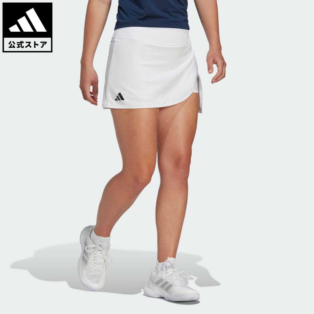 【公式】アディダス adidas 返品可 テニス クラブ テニススカート レディース ウェア・服 ボトムス スカート 白 ホワイト HS1455 p0524