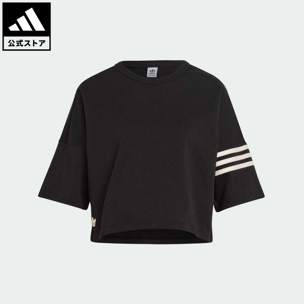 【公式】アディダス adidas 返品可 アディカラー Neuclassics Tシャツ オリジナルス レディース ウェア・服 トップス Tシャツ 黒 ブラック IB7310 半袖 rabtyのサムネイル