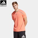 【公式】アディダス adidas 返品可 ランニング コンフィデント エンジニアド 半袖Tシャツ メンズ ウェア 服 トップス Tシャツ オレンジ IC5170 ランニングウェア 半袖