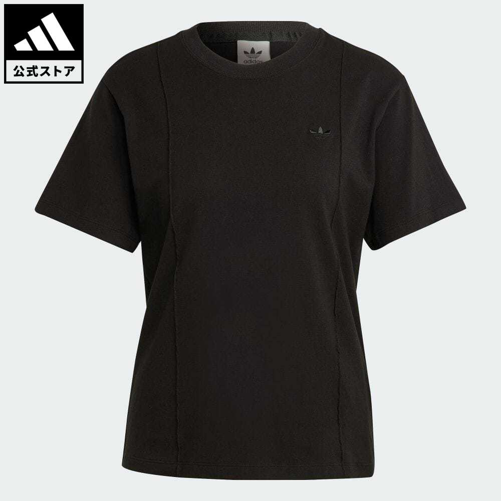 【公式】アディダス adidas 返品可 プレミアム エッセンシャルズ Tシャツ オリジナルス レディース ウェア・服 トップス Tシャツ 黒 ブラック IC5277 半袖のサムネイル