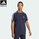 【公式】アディダス adidas 返品可 エッセンシャルズ シングルジャージー スリーストライプスTシャツ スポーツウェア メンズ ウェア 服 トップス Tシャツ 青 ブルー IC9335 半袖