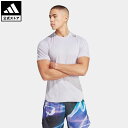 【公式】アディダス adidas 返品可 ジム・トレーニング Designed 4 Training HEAT. RDY HIIT トレーニング 半袖Tシャツ メンズ ウェア・服 トップス Tシャツ 紫 パープル HS7458 半袖
