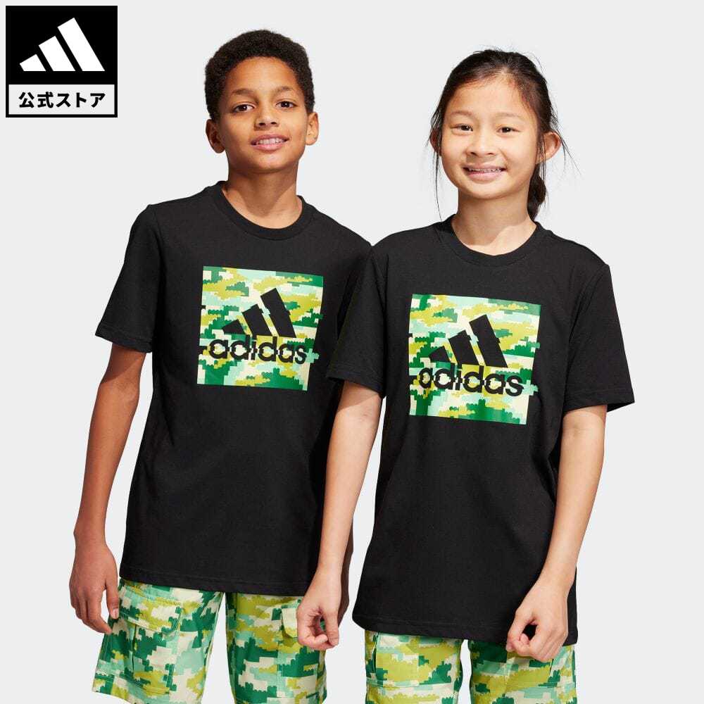 【30%OFFクーポン対象 11/16 10:00〜11/21 23:59】【公式】アディダス adidas 返品可 adidas × LEGO グラフィックTシャツ スポーツウェア キッズ／子供用 ウェア・服 トップス Tシャツ 黒 ブラック IB9157 半袖のサムネイル