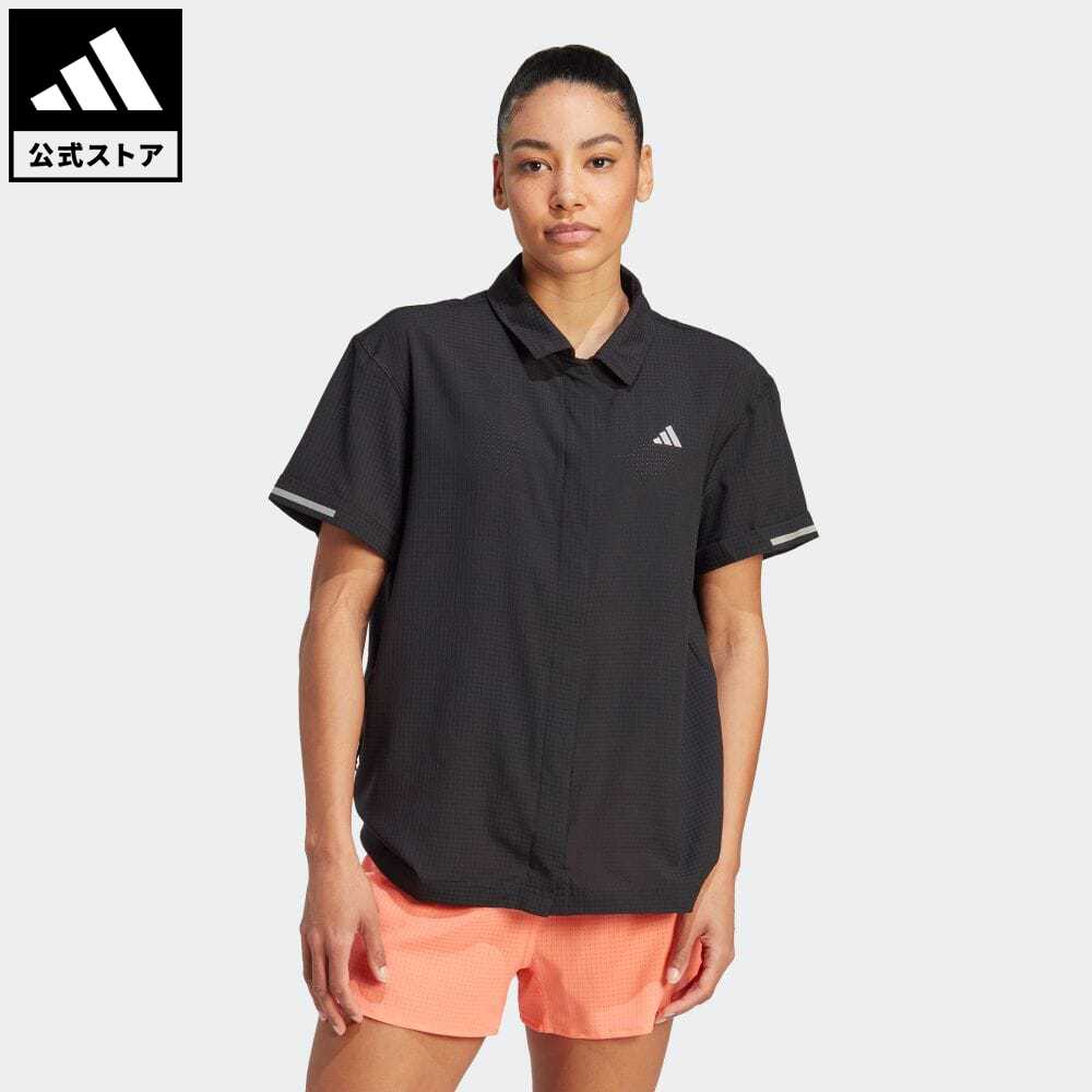【公式】アディダス adidas 返品可 ランニング X-City ランニング HEAT. RDY Tシャツ レディース ウェア・服 トップス Tシャツ 黒 ブラック HA4333 ランニングウェア 半袖のサムネイル