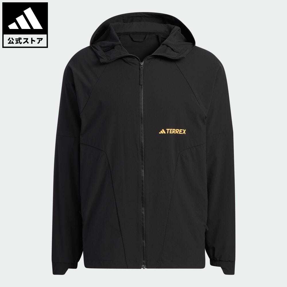 【1,500円OFFクーポン対象 08/04 17:00〜08/10 16:59】【公式】アディダス adidas 返品可 アウトドア Campyx ウインドブレーカー（ジェンダーニュートラル） アディダス テレックス メンズ レディース ウェア・服 アウター ウインドブレーカー 黒 ブラック IC1969