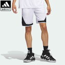 【公式】アディダス adidas 返品可 バスケットボール アディダス プロ ブロックショーツ メンズ ウェア・服 ボトムス ハーフパンツ 白 ホワイト IC2430