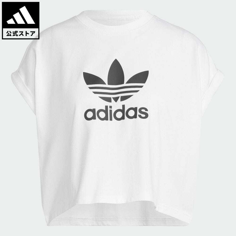 【公式】アディダス adidas 返品可 アディカラー クラシックス ショート トレフォイルTシャツ オリジナルス レディース ウェア・服 トップス Tシャツ 白 ホワイト IC5467 半袖 rabtyのサムネイル