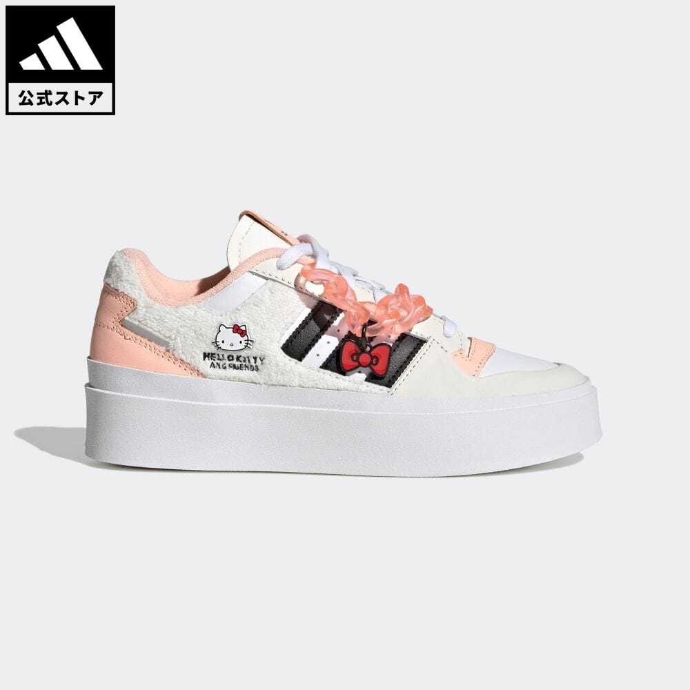 楽天adidas Online Shop 楽天市場店【公式】アディダス adidas 返品可 adidas Originals × Hello Kitty and Friends フォーラム ボネガ / Forum Bonega オリジナルス メンズ レディース シューズ・靴 スニーカー 白 ホワイト HP9781 ローカット 厚底スニーカー atzk