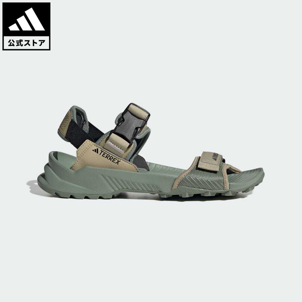 【公式】アディダス adidas 返品可 アウトドア テレックス Hydroterra サンダル / Terrex Hydroterra Sandals アディダス テレックス メンズ レディース シューズ・靴 サンダル スポーツサンダル 緑 グリーン ID4270