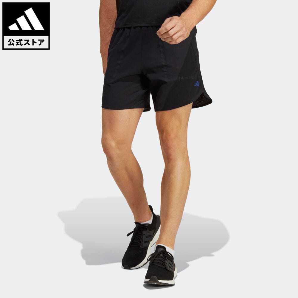 アディダス adidas 返品可 ジム・トレーニング Designed for Training HIITトレーニングショーツ メンズ ウェア・服 ボトムス ハーフパンツ 黒 ブラック HS7451