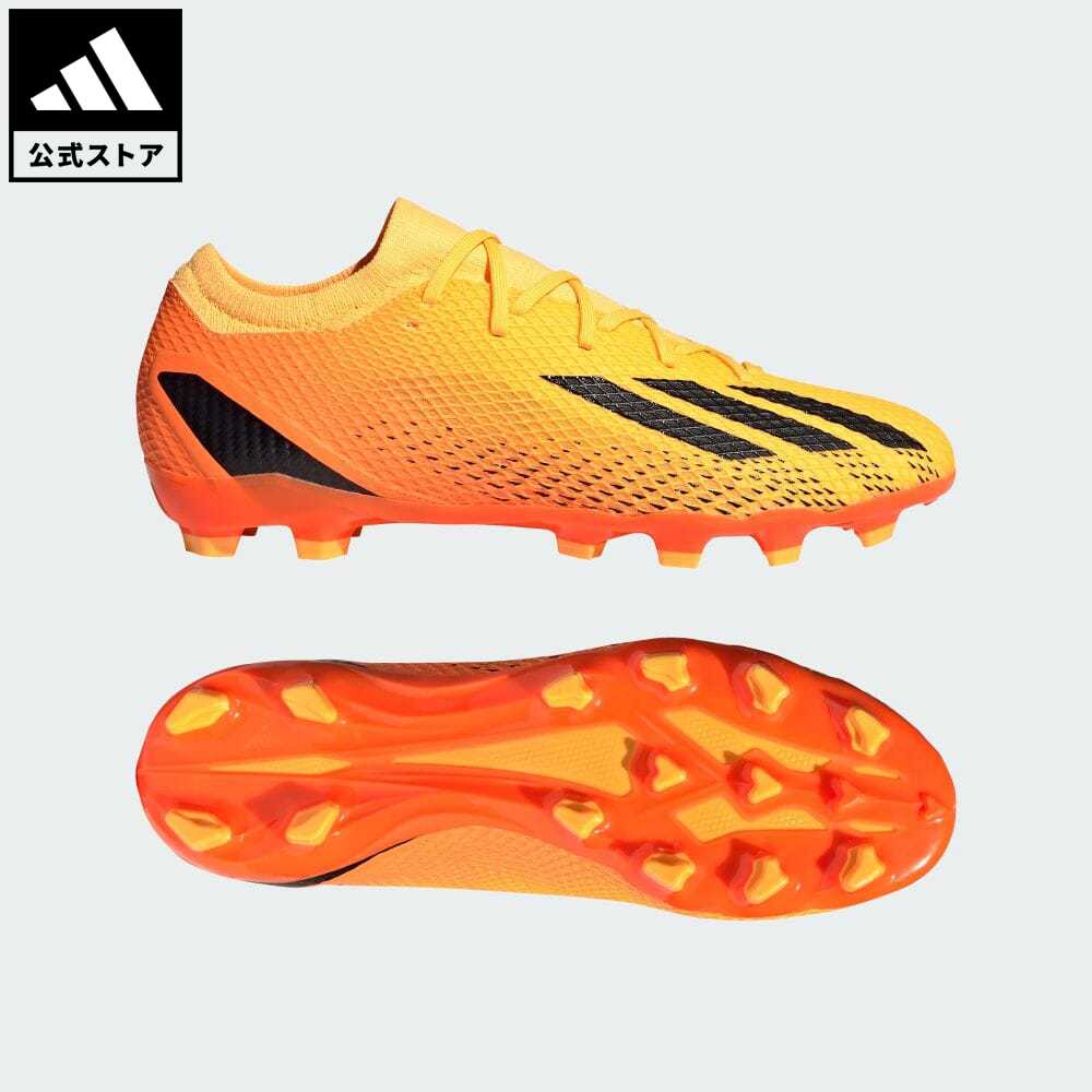 【公式】アディダス adidas 返品可 サッカー エックス スピードポータル.3 HG/AG / 土・人工芝用 / X Speedportal.3 HG/AG メンズ レディース シューズ・靴 スパイク オレンジ GZ2478 サッカースパイク