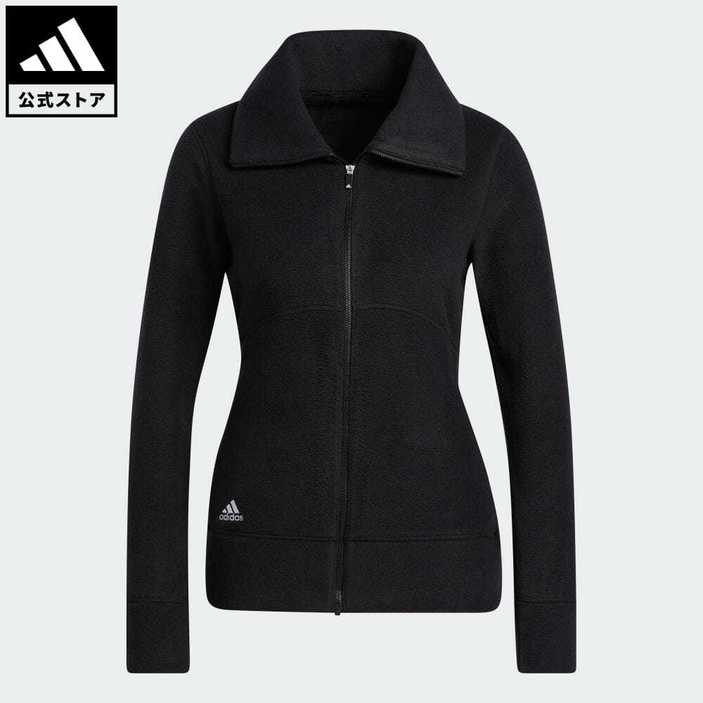 【70%OFF 3/4-3/11】 【公式】アディダス adidas 返品可 ゴルフ 長袖 フルジップフリースジャケット レディース ウェア・服 アウター ジャケット 黒 ブラック HG6990 Gnot p0304のサムネイル