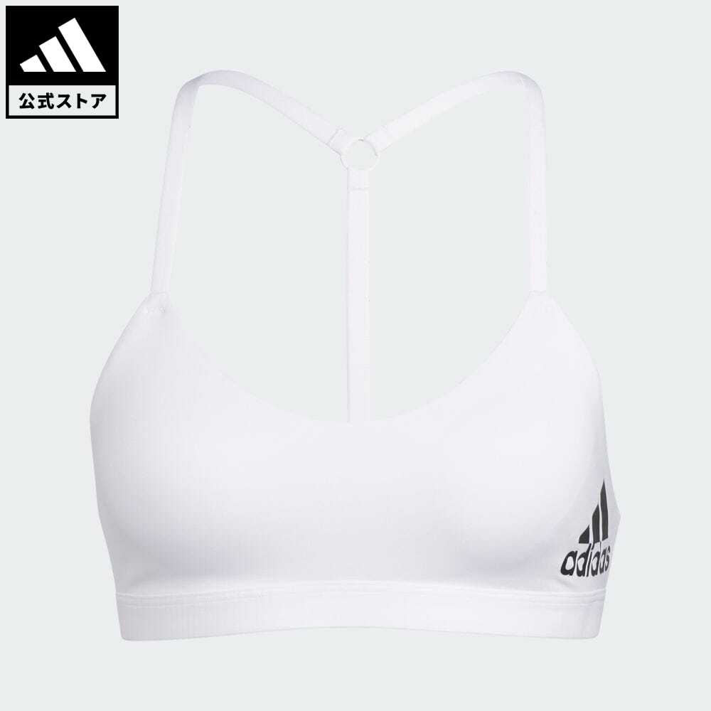 【60%OFF】 【公式】アディダス adidas 返品可 ジム・トレーニング オールミー ライトサポート トレーニングブラ / All Me Light Support Training Bra レディース ウェア・服 トップス スポーツブラ・スポブラ 白 ホワイト GM2881のサムネイル