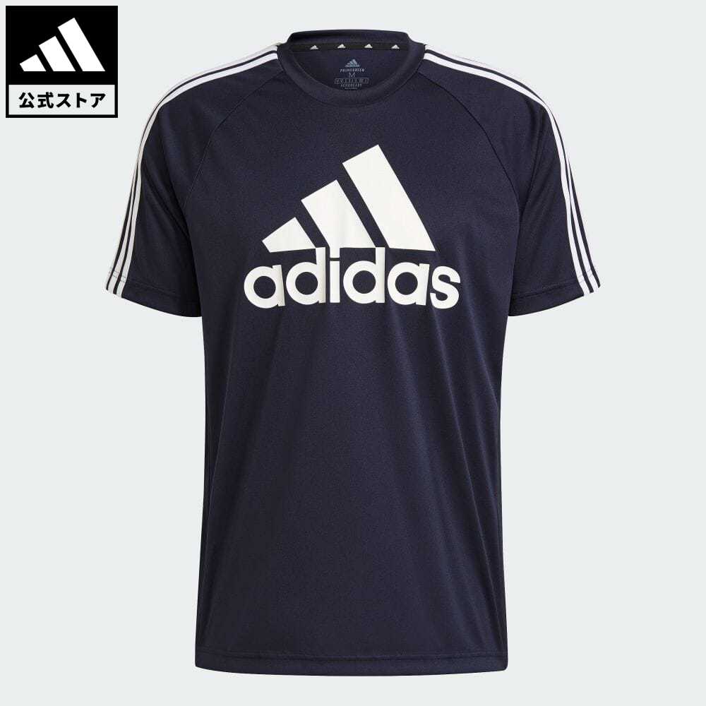 【公式】アディダス adidas 返品可 AEROREADY セレーノ ロゴ半袖Tシャツ スポーツウェア メンズ ウェア・服 トップス ユニフォーム 青 ブルー GT8798 p1204のサムネイル