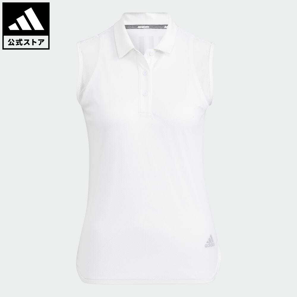 【公式】アディダス adidas 返品可 ゴルフ HEAT .RDY メッシュオーバーレイ スリーブレスシャツ レディース ウェア・服 トップス ポロシャツ 白 ホワイト HB3540 ad_ga Gnot