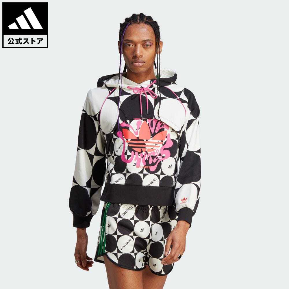【公式】アディダス adidas 返品可 RM パーカーセット オリジナルス メンズ レディース ウェア・服 トップス パーカー(フーディー) スウェット（トレーナー） 白 ホワイト II0903 トレーナーのサムネイル
