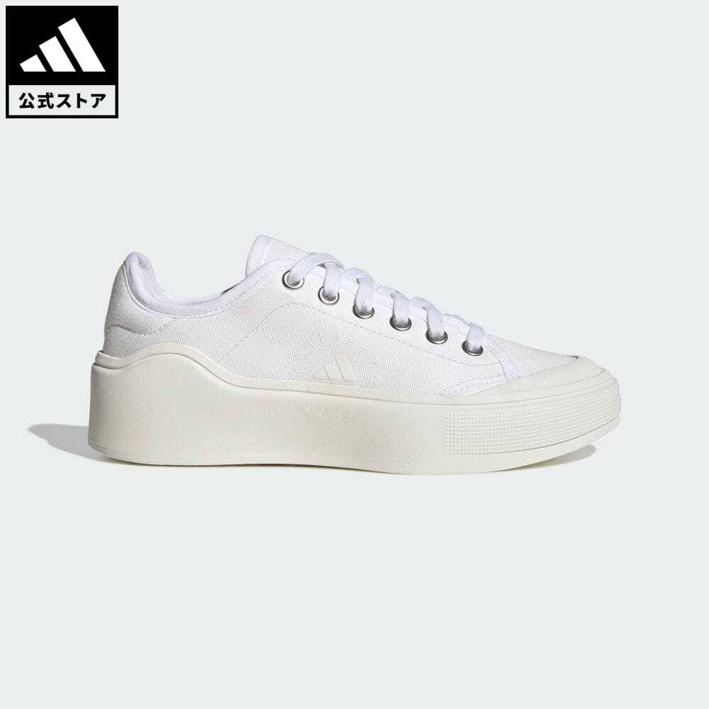 楽天adidas Online Shop 楽天市場店【公式】アディダス adidas 返品可 adidas by Stella McCartney コート / adidas by Stella McCartney Court バイ ステラ マッカートニー メンズ レディース シューズ・靴 スニーカー 白 ホワイト HQ8675 ローカット