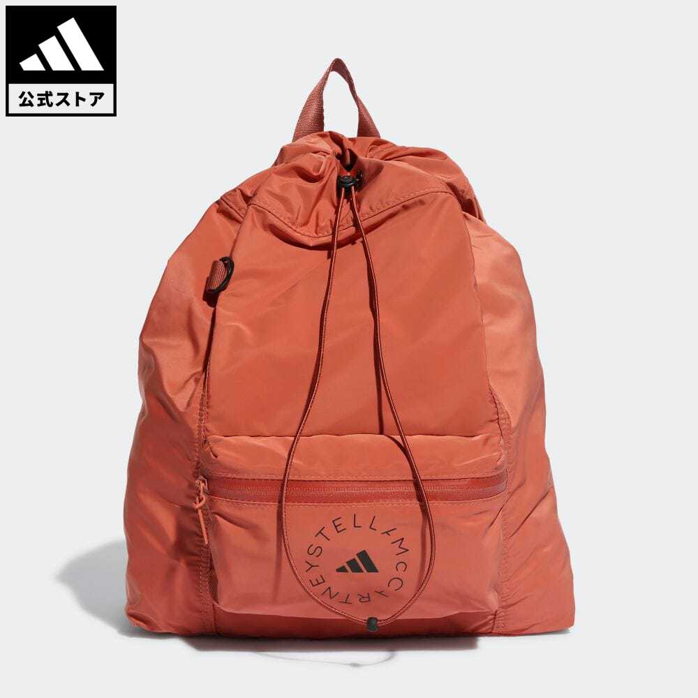 【20%OFFクーポン対象 08/18 10:00〜08/22 09:59】【公式】アディダス adidas 返品可 adidas by Stella McCartney ジムサック バイ ステラ マッカートニー レディース アクセサリー バッグ・カバン ジムサック ブラウン HR4270 ナップサックのサムネイル