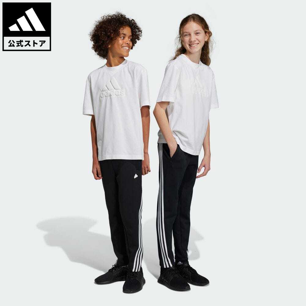 楽天adidas Online Shop 楽天市場店【公式】アディダス adidas 返品可 フューチャーアイコン スリーストライプス アンクルパンツ スポーツウェア キッズ／子供用 ウェア・服 ボトムス パンツ 黒 ブラック HR6313