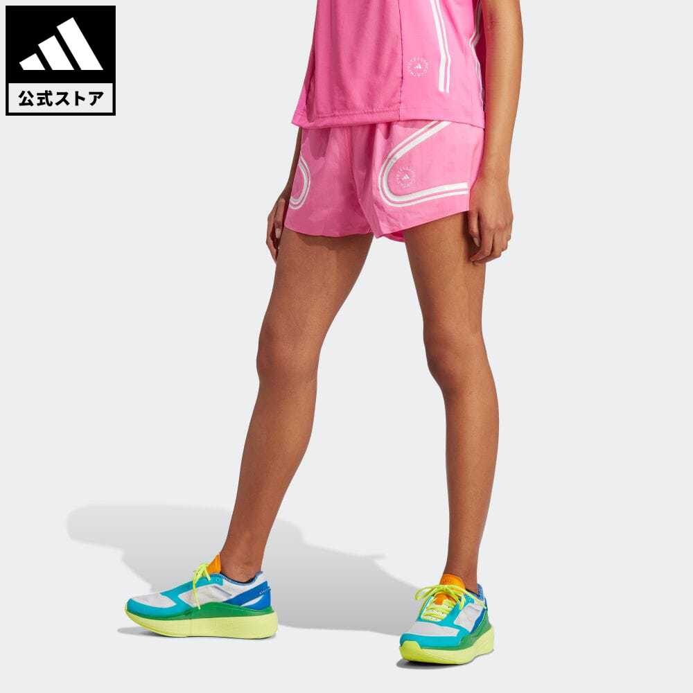 楽天adidas Online Shop 楽天市場店【公式】アディダス adidas 返品可 adidas by Stella McCartney TruePace ランニングショーツ バイ ステラ マッカートニー レディース ウェア・服 ボトムス ハーフパンツ ピンク HR6573 ランニングウェア