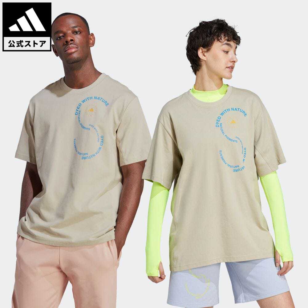 【公式】アディダス adidas 返品可 adidas by Stella McCartney スポーツウェア Tシャツ（ジェンダーニュートラル） バイ ステラ マッカートニー メンズ レディース ウェア・服 トップス Tシャツ イエロー IA7710 半袖のサムネイル