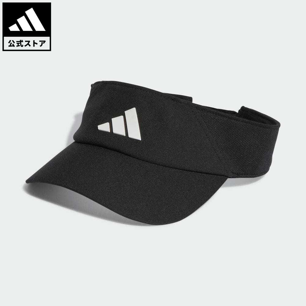 【公式】アディダス adidas 返品可 ジム・トレーニング AEROREADY バイザー メンズ レディース アクセサリー 帽子 サンバイザー 黒 ブラック IC6519 サンバイザー 父の日