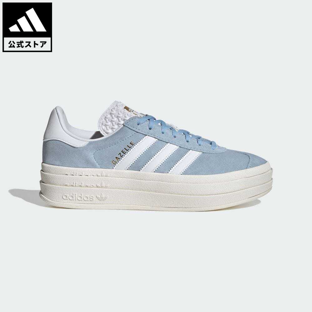 楽天adidas Online Shop 楽天市場店【公式】アディダス adidas 返品可 ガゼルボールド / Gazelle Bold オリジナルス メンズ レディース シューズ・靴 スニーカー 青 ブルー ID6991 ローカット 厚底スニーカー atzk