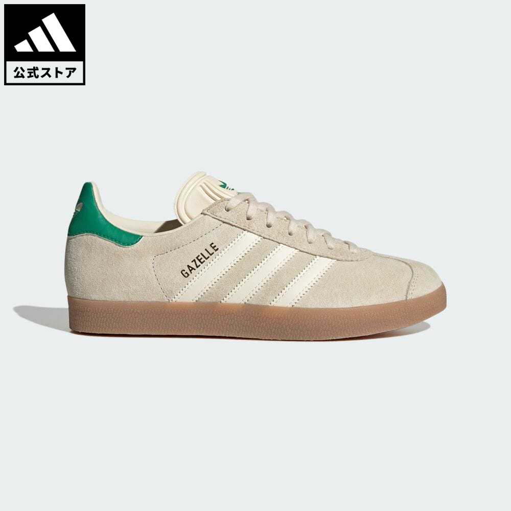 【公式】アディダス adidas 返品可 GAZELLE W オリジナルス メンズ レディース シューズ 靴 スニーカー 白 ホワイト IF3235 ローカット notp