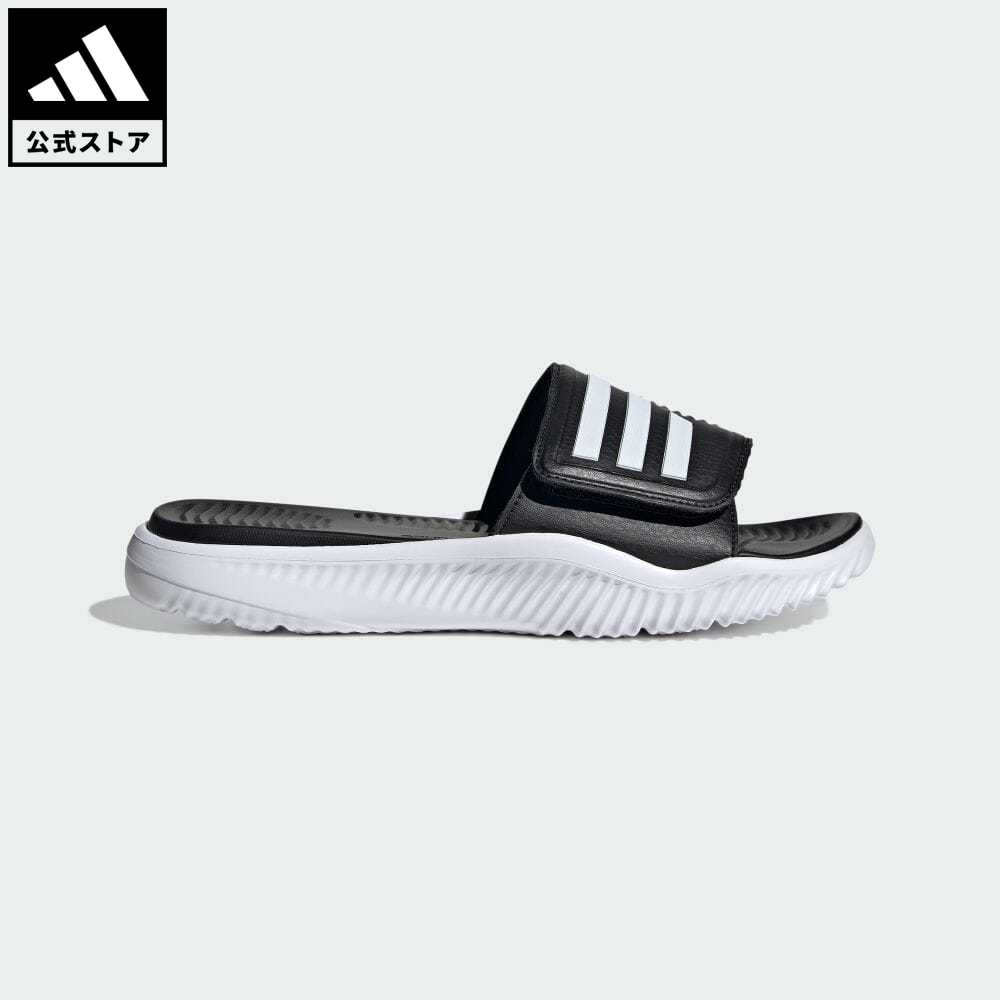 【公式】アディダス adidas 返品可 アルファバウンス サンダル / Alphabounce Slides スポーツウェア メンズ レディース シューズ 靴 サンダル Slide / スライド 黒 ブラック GY9415