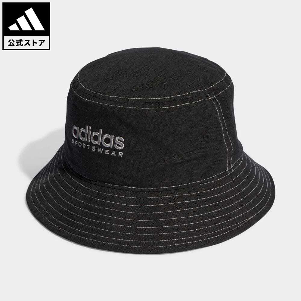 楽天adidas Online Shop 楽天市場店【公式】アディダス adidas 返品可 クラシック コットン バケットハット メンズ レディース アクセサリー 帽子 バケットハット 黒 ブラック HY4318 p0517 父の日