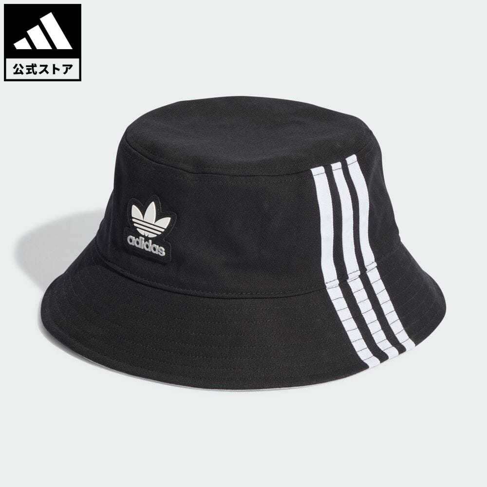 【公式】アディダス adidas 返品可 アディカラー クラシック ストーンウォッシュ バケットハット オリジナルス メンズ レディース アクセサリー 帽子 バケットハット 黒 ブラック II0744 rabty