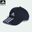 【公式】アディダス adidas 返品可 スリーストライプス コットンツイル ベースボールキャップ メンズ レディース アクセサリー 帽子 キャップ 青 ブルー II3510