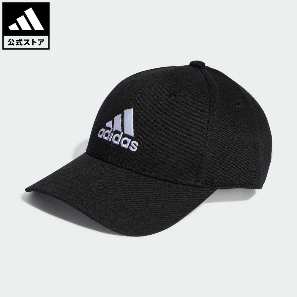 楽天adidas Online Shop 楽天市場店【公式】アディダス adidas 返品可 コットンツイル ベースボールキャップ メンズ レディース アクセサリー 帽子 キャップ 黒 ブラック II3513