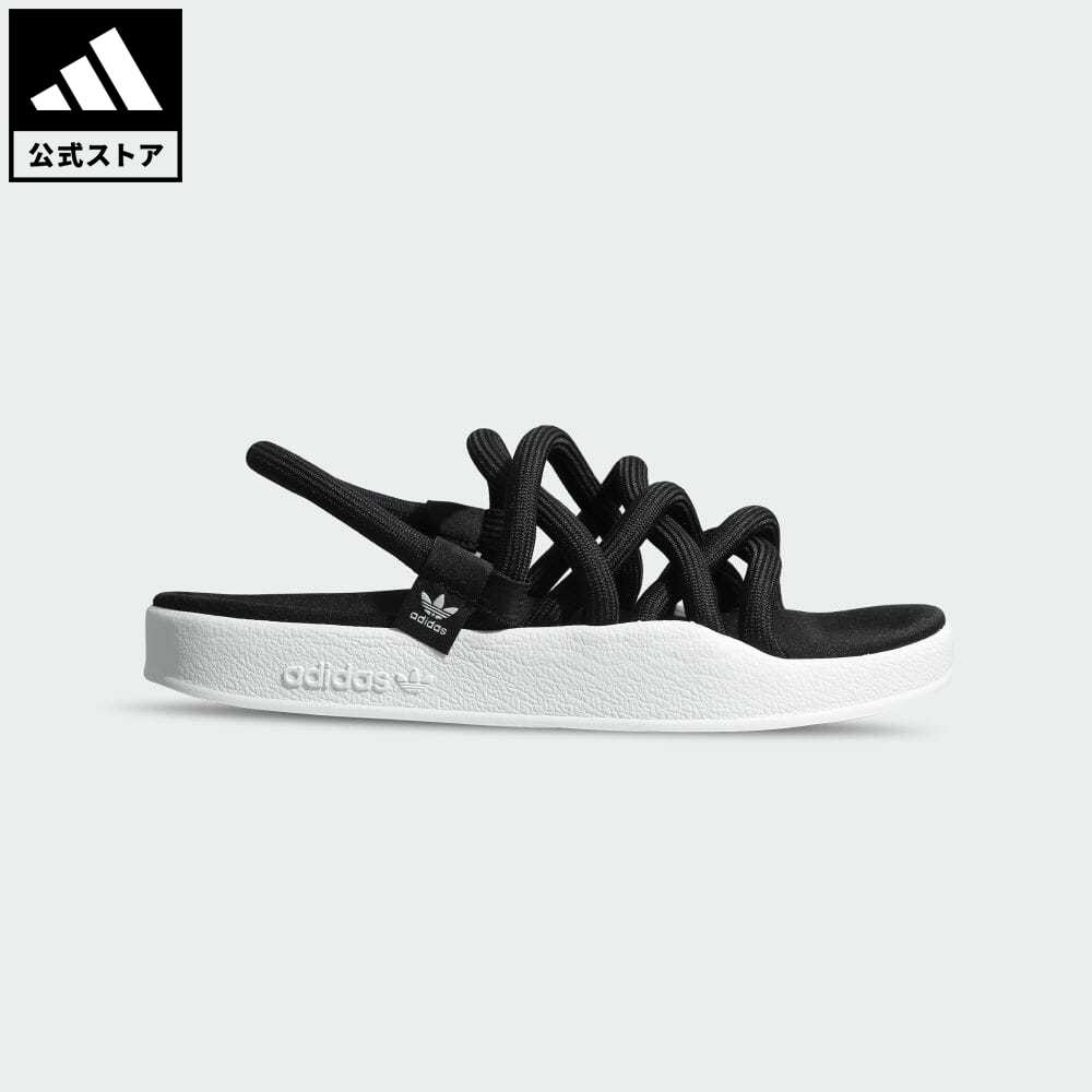 【公式】アディダス adidas 返品可 アディレッタ Noda サンダル / Adilette Noda Sandals オリジナルス メンズ レディース シューズ・靴 サンダル スポーツサンダル 黒 ブラック FZ6438 厚底スニーカーのサムネイル