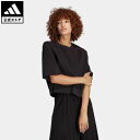 【公式】アディダス adidas 返品可 プレミアム エッセンシャルズ Tシャツ オリジナルス レディース ウェア 服 トップス Tシャツ 黒 ブラック IC5253 半袖 rabty 母の日