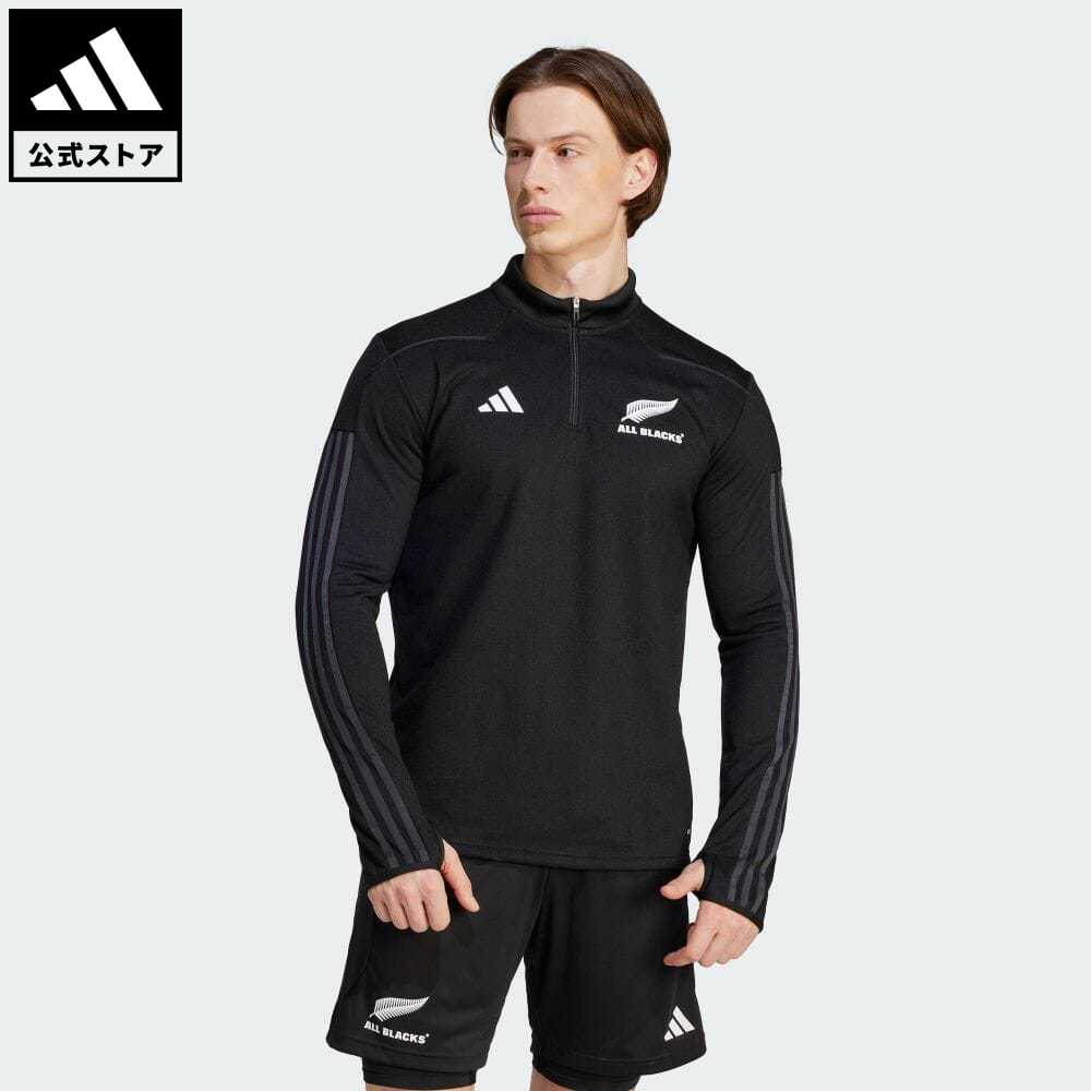 【公式】アディダス adidas 返品可 ラグビー オールブラックス AEROREADY ウォーミング 長袖フリーストップ メンズ ウェア・服 アウター ジャケット ジャージ 黒 ブラック IK4631のサムネイル