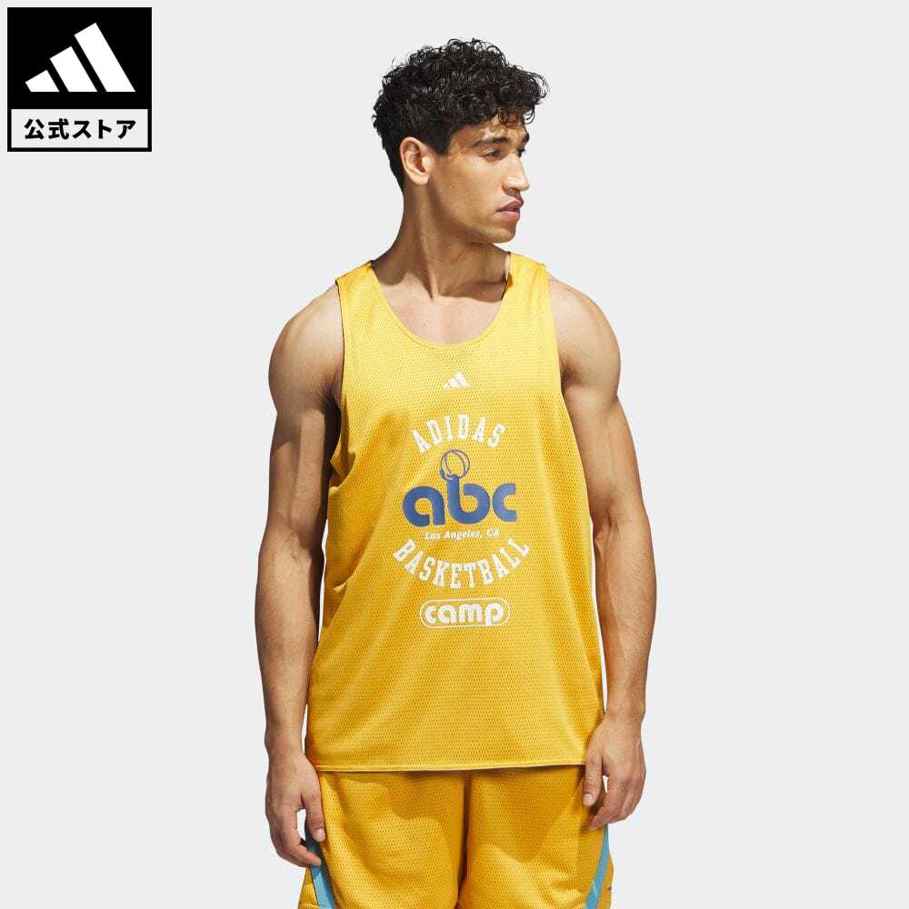 ウエア 【20%OFFクーポン対象 5/9 10:00〜5/13 23:59】【公式】アディダス adidas 返品可 バスケットボール セレクト サマーキャンプ ジャージー メンズ ウェア・服 トップス ユニフォーム イエロー IL2320