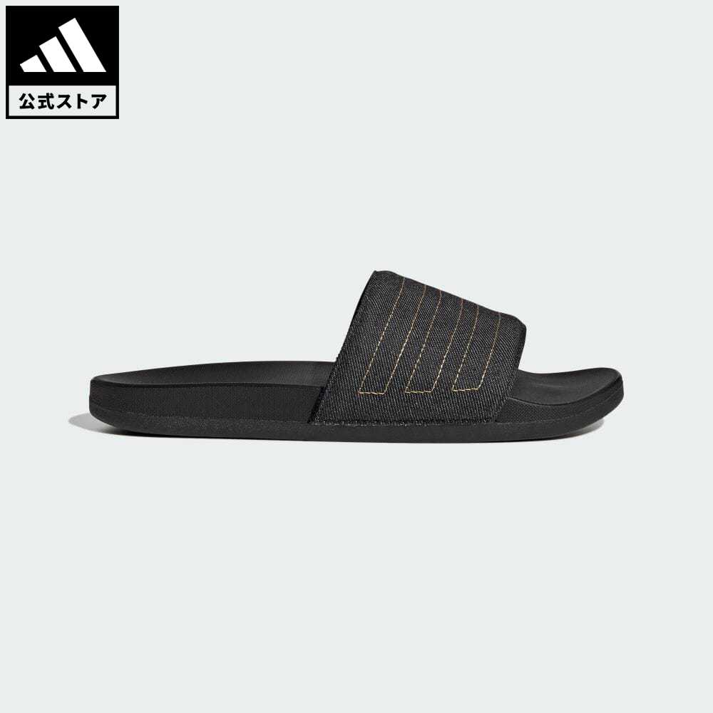 アディダス adidas 返品可 アディレッタ コンフォート サンダル / Adilette Comfort Slides スポーツウェア メンズ レディース シューズ・靴 サンダル Slide / スライド 黒 ブラック IG3031 p0604