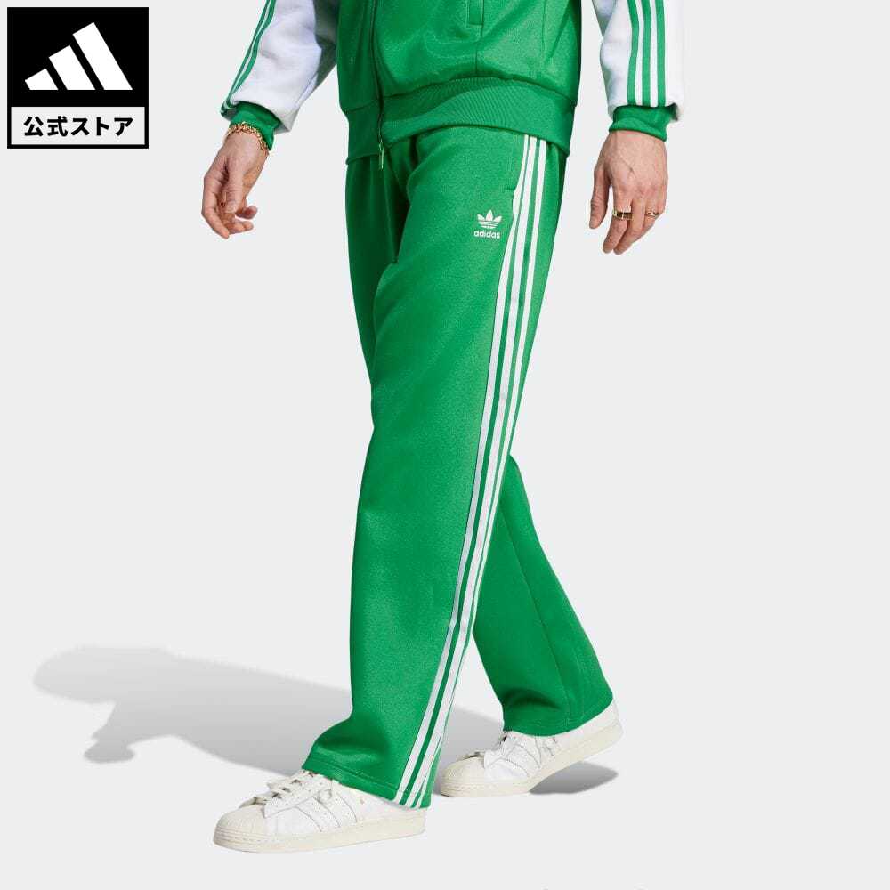 【公式】アディダス adidas 返品可 アディカラー クラシックス+ ワイドレッグトラックパンツ オリジナルス メンズ ウェア・服 ボトムス パンツ シルバー II5771 rabty